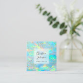 フェイクグリッター写真 スクエア名刺 (スタンド正面)