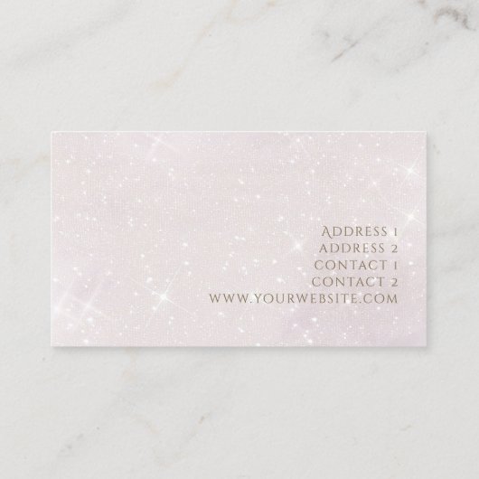 フェイクグリッター名刺 名刺 (裏面)