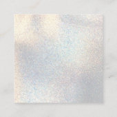 フェイクグリッター感謝していユー四角ビジネスカード スクエア名刺 (裏面)
