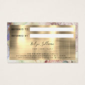 フェイクグリッター水彩及びゴールドフォイル紹介 (裏面)