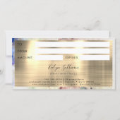 フェイクグリッター水彩箔ギフト証書 (裏面)