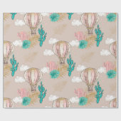 フェイクグリッター熱帯砂漠 ラッピングペーパー (フラット)