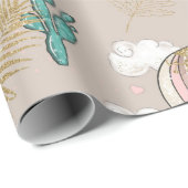 フェイクグリッター熱帯砂漠 ラッピングペーパー (ロールコーナー)