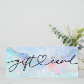 フェイクグリッター経歴ギフト券 (スタンド正面)