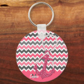 フェイクグリッター航海のいかり無限大 キーホルダー (正面)