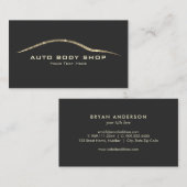 フェイクグリッター車の-体ショップ名刺 名刺 (正面/裏面)