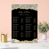 フェイクグリッター金ゴールド価格表 アクリルサイン (ウェディング)