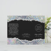 フェイクグリッター銀シークインパンフレット (スタンド正面)