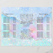 フェイクグリッター3折パンフレット (裏面)