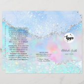 フェイクグリッター3折パンフレット (正面/裏面)