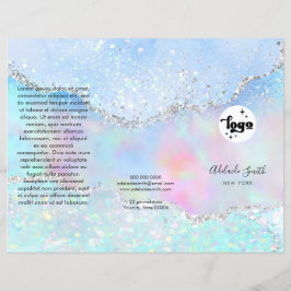 フェイクグリッター3折パンフレット