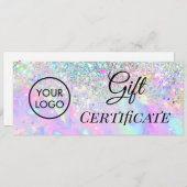 フェイクグリッターopalロゴギフト券 (正面/裏面)