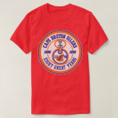 フェイクケープブレトンオイラーズ8年素晴らしホッケーTe Tシャツ (デザイン正面)