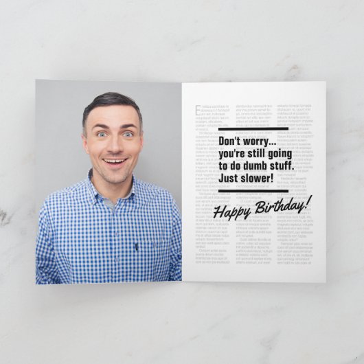 フェイクゲーザーズワールドマガジカスタムン誕生日カード カード (内部)