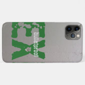 フェイクコンクリートの壁出口標識最もハード防弾 Case-Mate iPhoneケース (裏面(横))