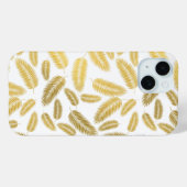フェイクゴールドパームリーフ柄 Case-Mate iPhoneケース (裏面 (横))