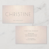 フェイクシャンパングリッター 名刺 (正面/裏面)