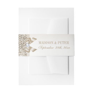 フェイクシャンパンセクインボー結婚ズ 招待状ベリーバンド