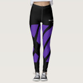 フェイクショーツ付きパープルチーム/クラブレギンス レギンス (正面)