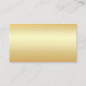 フェイクシンプルエレガントプロフェッショナルモダン 名刺 (裏面)