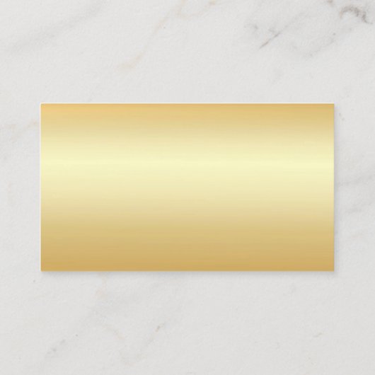 フェイクシンプルエレガントプロフェッショナルモダン 名刺 (裏面)