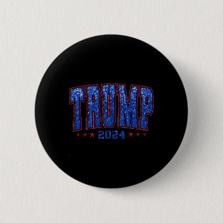 フェイクスパンコール トランプ 2024 大統領 アメリカを真実に 缶バッジ