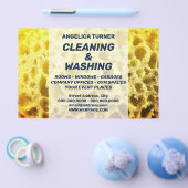 フェイクスポンジおもしろい洗浄 チラシ (シングル)