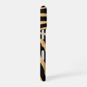 フェイクゼブラスキン iPhone 16ケース (右側面)