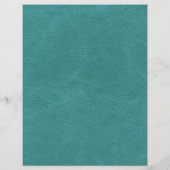 フェイクターコイズレザーのテクスチャースクラップブック紙 (裏面)