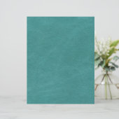 フェイクターコイズレザーのテクスチャースクラップブック紙 (スタンド正面)