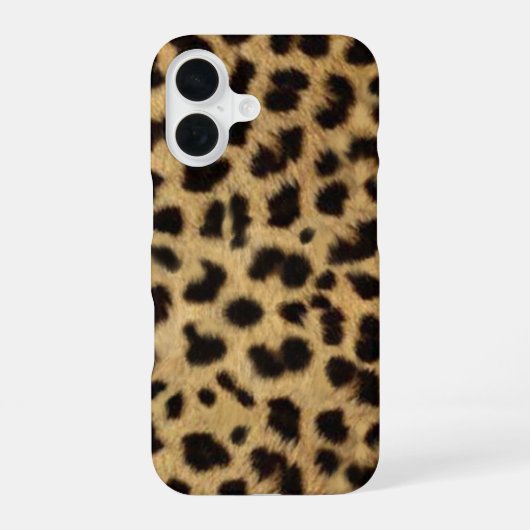 フェイクチーターの肌 iPhone 16ケース (裏面)