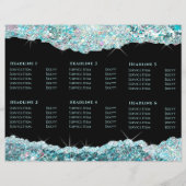 フェイクティール（緑がかった色）グリッターパンフレット (裏面)