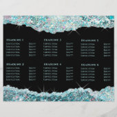 フェイクティール（緑がかった色）グリッターパンフレット (裏面)