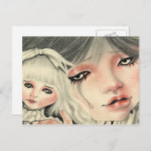 フェイクドール悲しいポストカード ポストカード (正面/裏面)