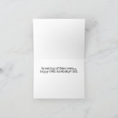 フェイクニュースおもしろい誕生日カード カード (内部)