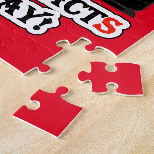 フェイクニュースと代替ファクト11x14写真パズル ジグソーパズル (側面)