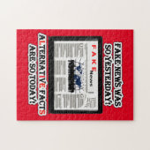 フェイクニュースと代替ファクト11x14写真パズル ジグソーパズル (横)