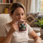 フェイクニュース反戦イラン道化師コーヒーマグ コーヒーマグカップ