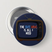 フェイクニュース政治抗議ボおもしろいタン 缶バッジ (正面&裏面)