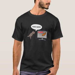 フェイクニュース – ジュラシック時代のTシャツ中 Tシャツ