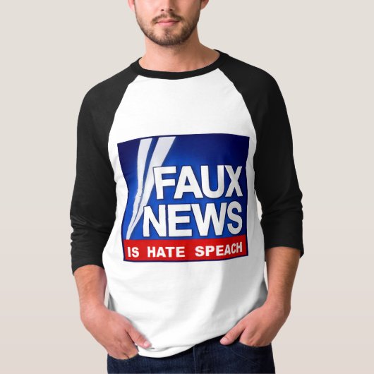 フェイクニュース Tシャツ (正面)