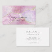 フェイクヌカーピンクデザイン 名刺 (正面/裏面)