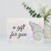 フェイクバタフライギフト券 (スタンド正面)