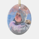 フェイクバラエレガント金ゴールド賛美文字写真 セラミックオーナメント (右)