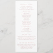 フェイクバラゴールドフォイル紙吹雪ドット結婚ズ プログラム (裏面)