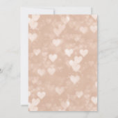 フェイクバラ金ゴールドと黒柱結婚式 招待状 (裏面)