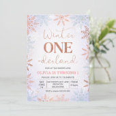 フェイクバラ金ゴールドウィンターワンダーランド誕生日 招待状 (スタンド正面)