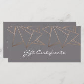 フェイクバラ金ゴールドエレガントモダン最小幾何学 (正面/裏面)