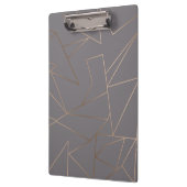 フェイクバラ金ゴールドエレガントモダン最小幾何学 クリップボード (左)