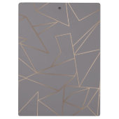 フェイクバラ金ゴールドエレガントモダン最小幾何学 クリップボード (裏面)